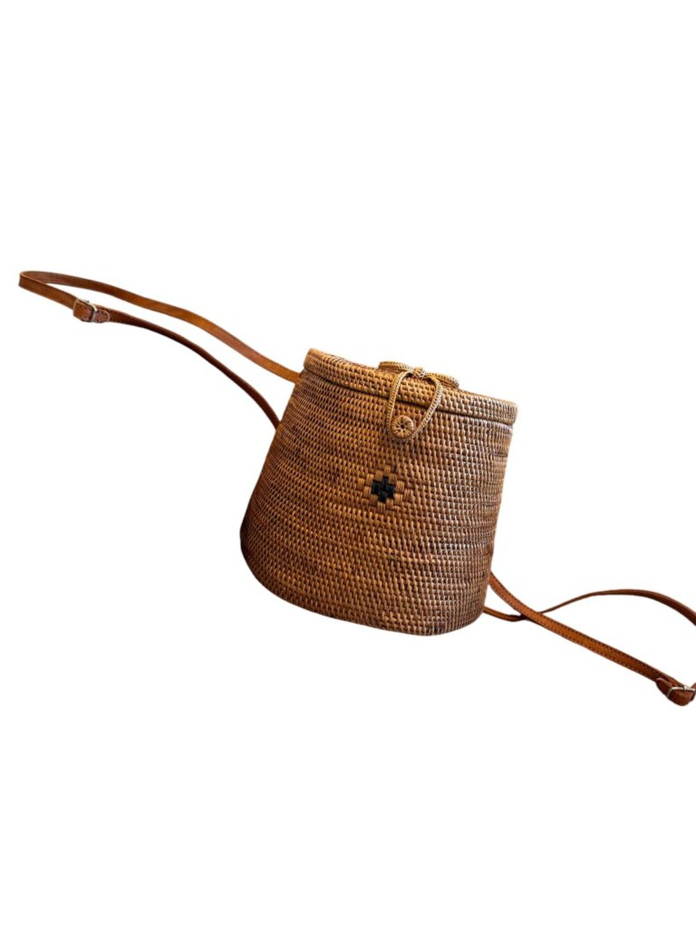 Sundara Rattan Backpack Bali Woven Bag Boho Summer - Picture 10 of 10